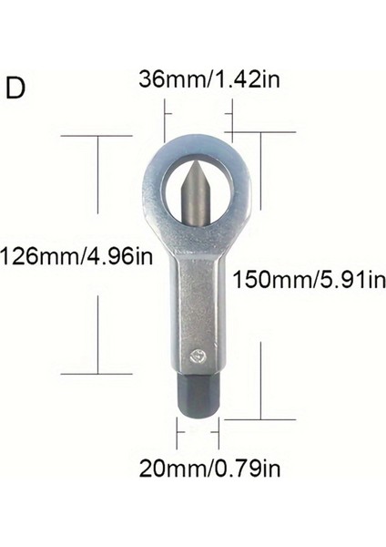 Kırık Somunları Çıkarmak Için Metal Somun Ayırıcı Alet Manuel Aletler (Yurt Dışından) modelleri