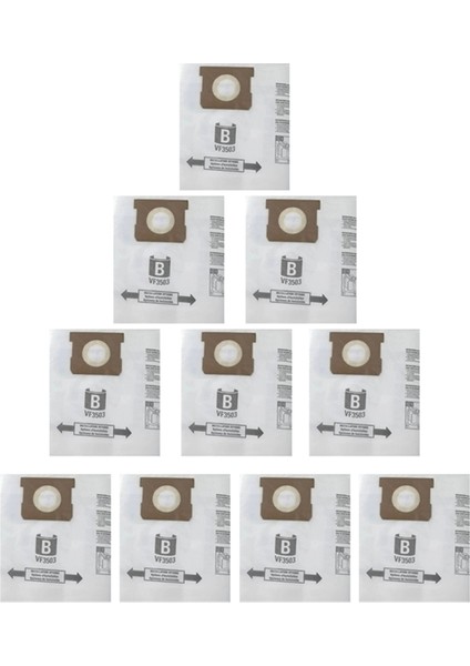 10 Adet Toz Torbası VF3503 Ridgid 6-9 Galon Islak Kuru Vakum Yüksek Verimli Toz Torbaları Çöp Vakum Filtre Torbası (Yurt Dışından)