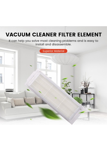 Ana Fırça Yan Fırça Hepa Filtre Paspas Bezleri Xiaomi Robot Süpürge Mop 2s Temizleyici XMSTJQR2S Yedek Parçaları (Yurt Dışından) indirimleri