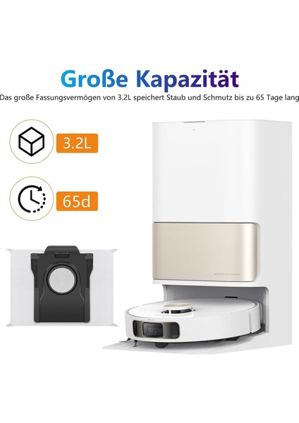 Dreame D10 Plus Gen 2/L10S Ultra Gen 2/L40 Ultra /X40 Ultra Elektrikli Süpürge Tek Kullanımlık Toz Torbaları (Yurt Dışından) fiyatları
