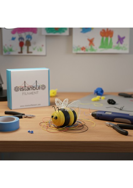 Istanbul Filament Pla 3D Kalem Yazıcı Için 25 Renk (25X5 Metre) 125 Metre Pla Filament fırsatları