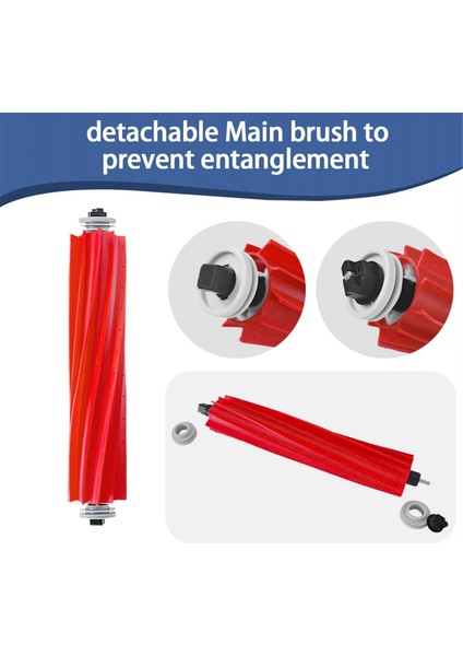 Roborock Qv 35A / Qr 798 Elektrikli Süpürge Için Aksesuar Seti Ana Yan Fırça Hepa Filtre Paspas Bezi Toz Torbası (Yurt Dışından) fırsatları