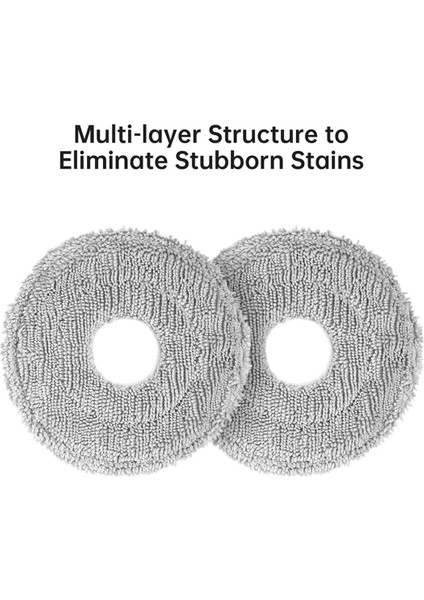 Xiaomi Mijia M40S / OV31CN Elektrikli Süpürge Aksesuarları Için Paspas Bezi Yedek Parçaları, Yeniden Kullanılabilir ve Yıkanabilir (Yurt Dışından) fırsatları