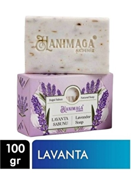 Doğal Sabun Lavanta Aromalı 100GR Mor Renkli Cilt Bakım Ürünü fiyatları
