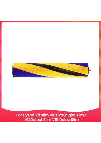 Dyson V8 Slim/vl0 SLIM/V12 Detect SLIM/V15 Detec Slim Elektrikli Süpürge Aparatı Parça No. 971634-01 B Için Yumuşak Fırça Rulosu (Yurt Dışından)