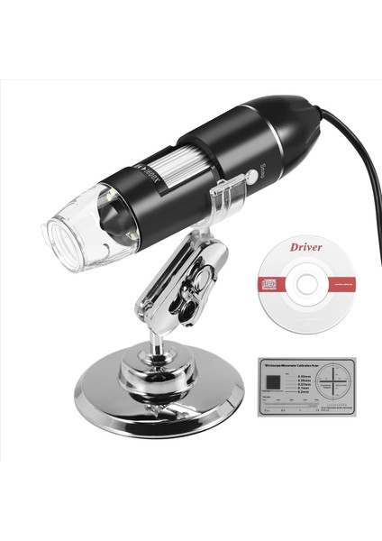 3'ü 1 Arada USB Dijital Mikrofon, Kamera, Pc Braketi ile Ayarlanabilir, 1600X (Yurt Dışından)