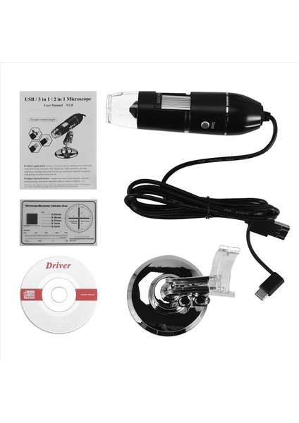 3'ü 1 Arada USB Dijital Mikrofon, Kamera, Pc Braketi ile Ayarlanabilir, 1600X (Yurt Dışından) fiyatları