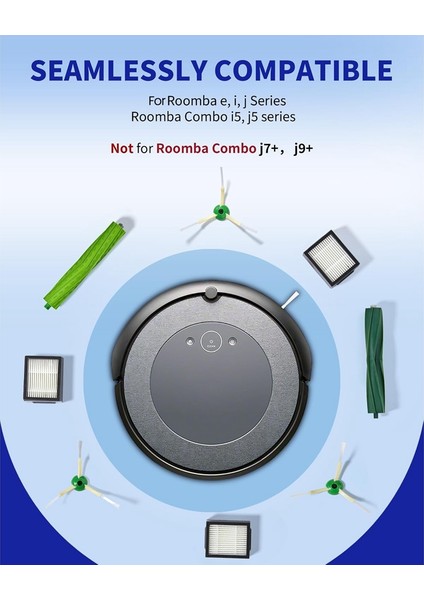 Irobot E, I ve J Serisi, Combo I5, J5 Serisi Robot Süpürge Yedek Parçaları Için Aksesuar Kiti (Yurt Dışından) modelleri