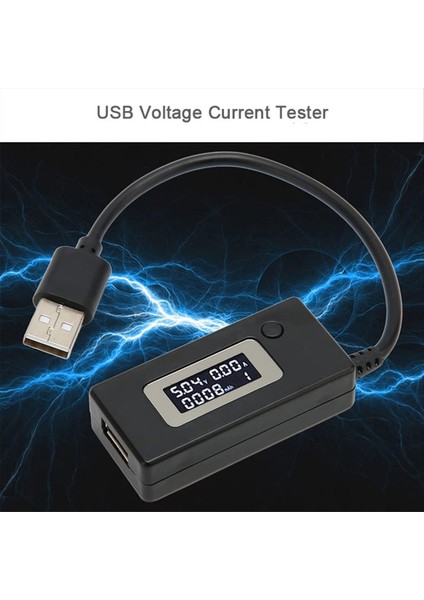 USB Voltaj/amper Güç Ölçer Test Cihazı Multimetre Dijital (Yurt Dışından) fırsatları