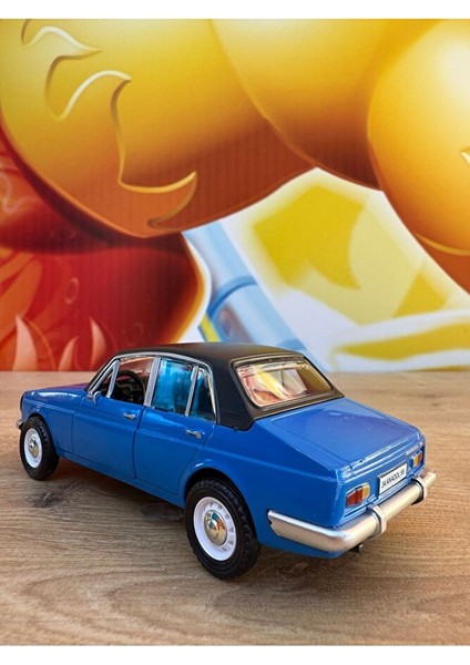 Anadol A2 Mkıı 1973 Efsane Koleksiyon Metal Araba 12CM Mavi Işıklı Havalı Korna modelleri