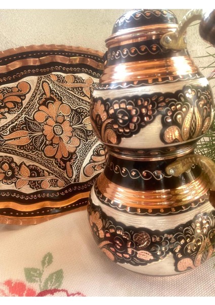 Mine Kaplamalı Bakır Çaydanlık modelleri