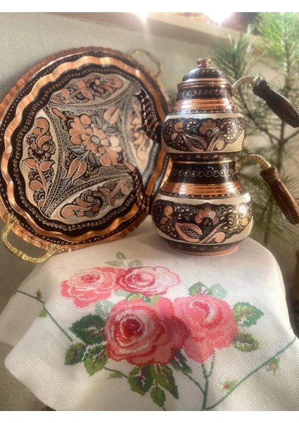 Mine Kaplamalı Bakır Çaydanlık fırsatları