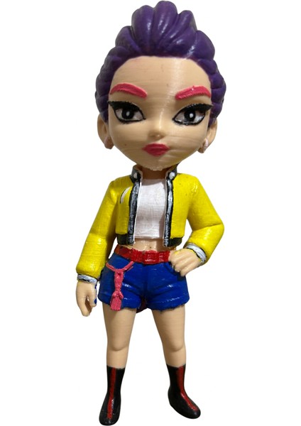 K-Pop Diamond Hunters Tarzı 3’lü Set | Rumi Mira Zoey | 3D Baskı El Boyama Figürler indirimleri