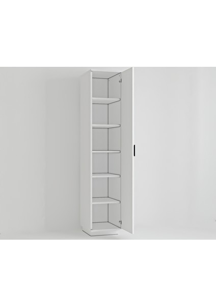 Tek Kapaklı 5 Raflı Ultra Çok Amaçlı Mutfak Banyo Kiler Dolabı indirimleri