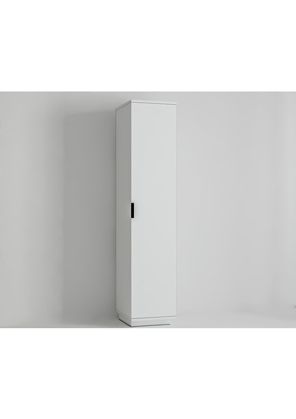 Tek Kapaklı 5 Raflı Ultra Çok Amaçlı Mutfak Banyo Kiler Dolabı