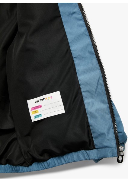 Fermuarlı Kapşonlu Şişme Mont indirimleri