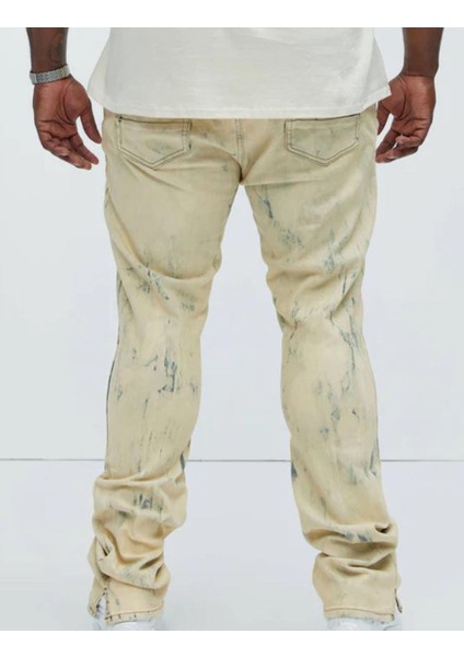 Fashıon Nova Vintage Mavi Yıkamalı ve Yıpranmış Desenli Erkek Kot Pantolon ,yıpranmış Desenli Krem Kot Pantolon fırsatları