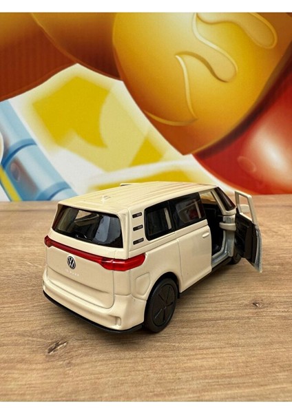 Welly Volkswagen Id.buzz Krem Diecast Metal Araba Oyuncak Volkswagen Minibüs Transporter Araba indirimleri