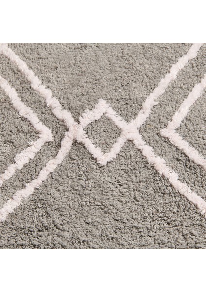 Soft Tufting Nora Banyo Paspası - Ekru / Antrasit - 60X90 cm modelleri