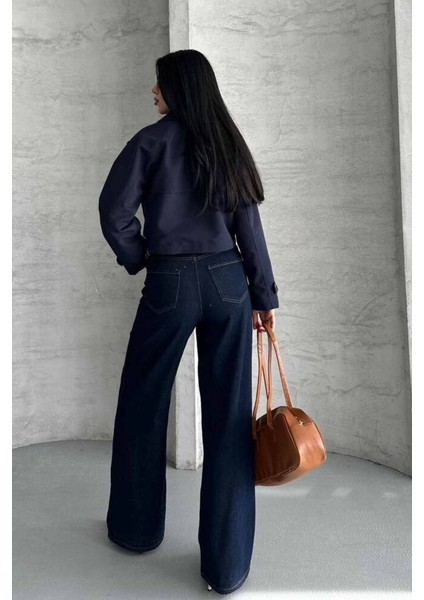 Trençkot Crop Premıum Kalite Astarlı fiyatları