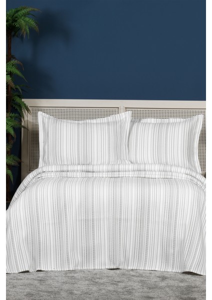 Harmony Yatak Örtüsü Takımı Çift Kişilik (240X250 Cm) Antrasit