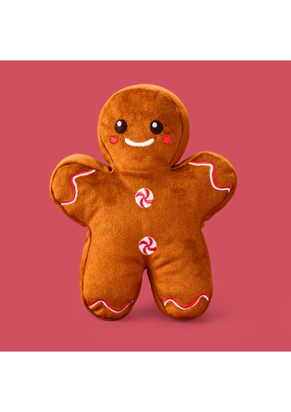 Soft Colorful Kurabiye Adam - Kahverengi - 25 cm