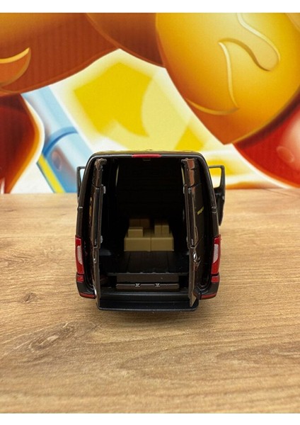 Mercedes Sprinter Kargo Arabası Ups Metal Açılabilir Kapılı Çekbırak Diecast Model Araba 12 cm modelleri