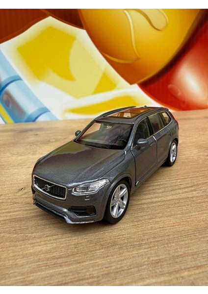 Welly Xc 90 1/36 Uyumlu Ölçek Welly Diecast Metal Model Araba Volvo XC90 Gri Model Araba