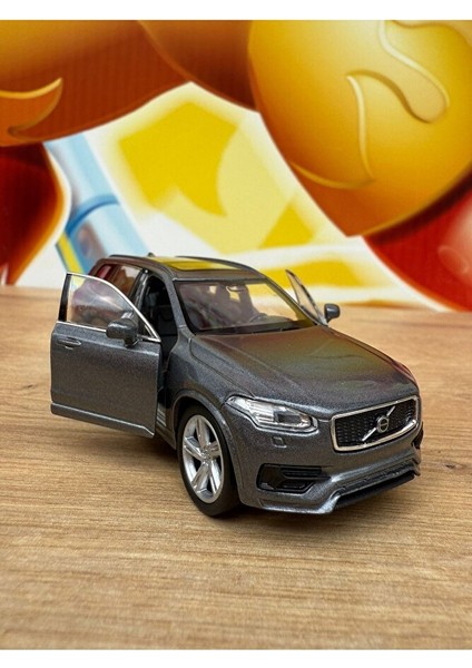 Welly Xc 90 1/36 Uyumlu Ölçek Welly Diecast Metal Model Araba Volvo XC90 Gri Model Araba indirimleri