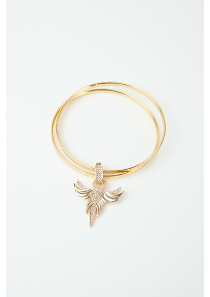 Zirkon Taşlı Chrm Detaylı Ikili Ajda Bilezik modelleri