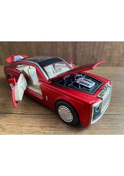 Rolls Royce Sweptail Diecast Oyuncak Araba Kapılar Kaput Bagaj Açılır Rolls Royce Araba