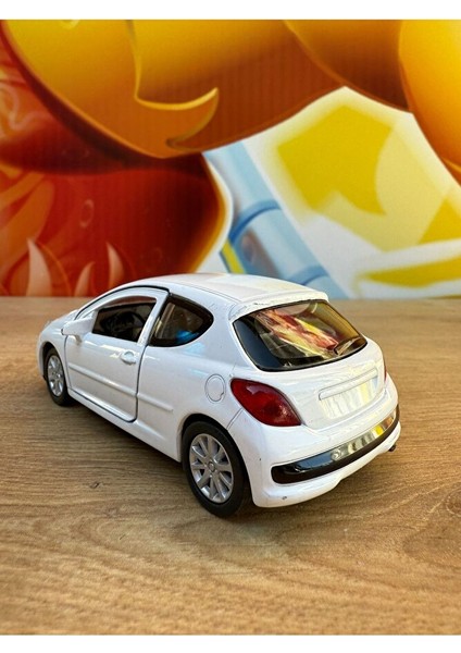 Peugeot 207 Diecast Model Araba Oyuncak Metal Model Araba Peugeot 207 Açılan Kapılar indirimleri