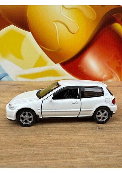 Honda Civic Eg6 1/36 Ölçek Diecast Metal Model Araba Oyunca Araba Honda Cıvıc Model Diecast Araba fiyatları