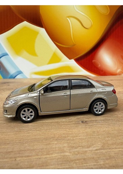 Welly Toyota Corolla 1/36 Ölçek 12CM Diecast Model Araba 2009 Model Toyota Corolla Bal Rengi Oyuncak fiyatları