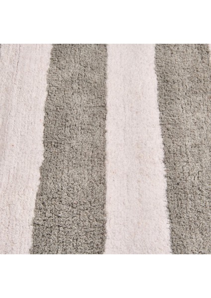 Soft Tufting Line Banyo Paspası - Ekru / Gri - 60X90 cm modelleri