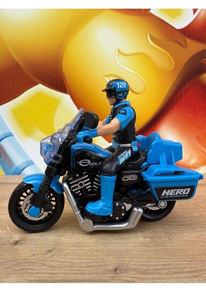 Oyuncak Polis Motorsiklet Sesli Işıklı Kutulu Oyuncak Motor Adamlı Motor Mavi Polis Motoru Oyuncak fiyatları