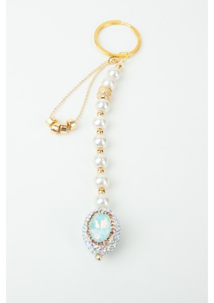 Kristal Taşlı Anahtarlık Çanta Süsü