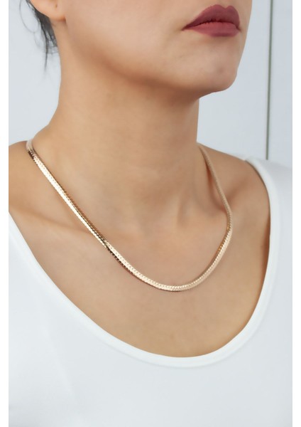 Ezme Zincir Bronz Kolye