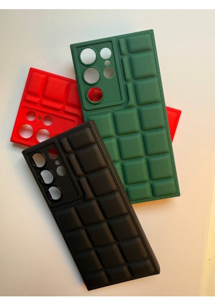 Samsung S24 Ultra Uyumlu Kırmızı Darbe Emici Kamera Korumalı Silikon Kılıf (3 Renk Seçeneği) modelleri