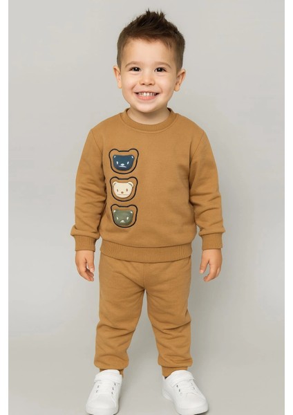 Çocuk Sweatshirt ve Eşofman Altı Takım - %100 Pamuk