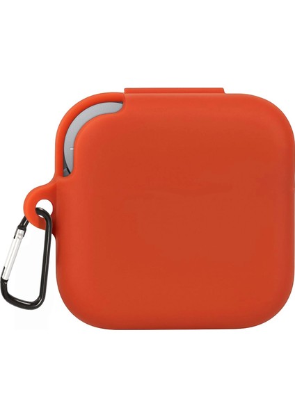 Caseonn Nothing Cmf Buds Pro 2 Kılıf Askı Aparatlı Mat Silikon Kırmızı