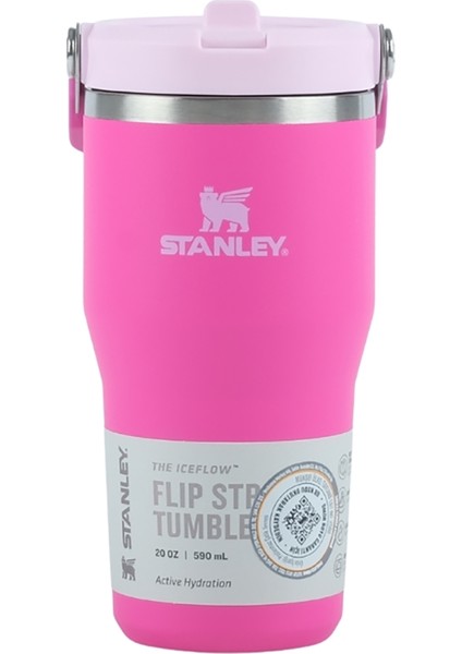 The Iceflow Flip Straw Pembe Termos (10-13425-046)