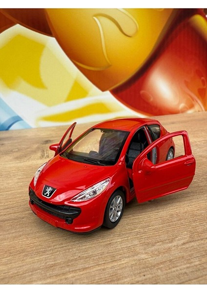 Peugeot 207 Diecast Model Araba Peugeot 207 Metal Oyuncak Araba Çekbırak 12CM indirimleri