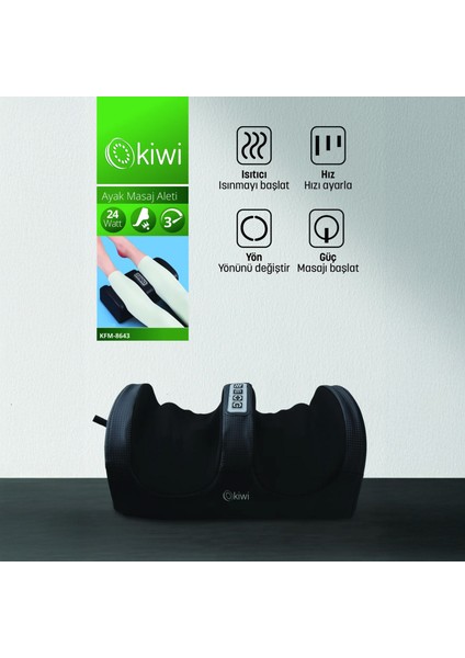 KFM-8643 Ayaklı Masaj Aleti - Siyah fiyatları