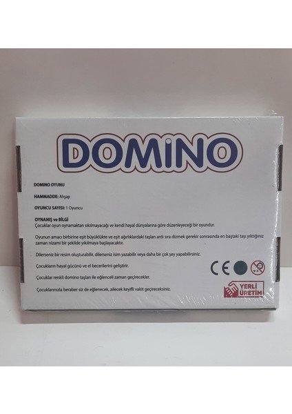 100 Parça Renkli Ahşap Domino Taşı Eğitici Oyuncak modelleri