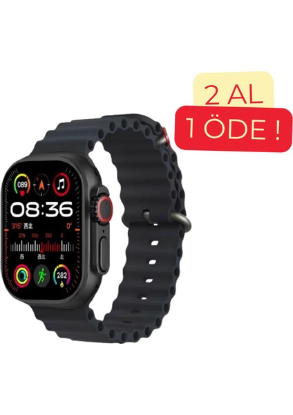 Watch T10 Ultra Akıllı Saat 2 Kordon Hediyeli