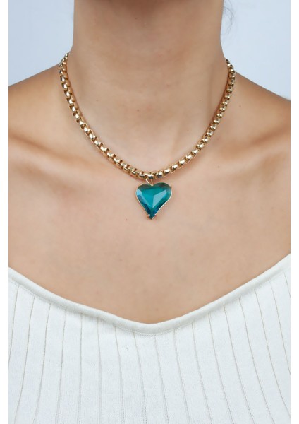 Kristal Kalp Uçlu Gold Klye