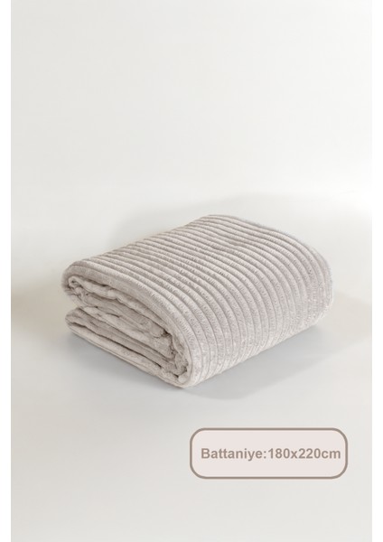 Anna Battaniye Çift Kişilik Wellsoft (180X220 Cm) Taş Rengi indirimleri