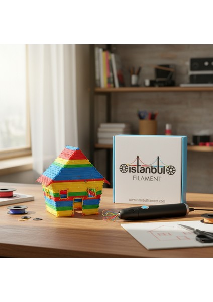 Istanbul Filament Pla 3D Kalem Yazıcı Için 10 Renk (10X2 Metre) 20 Metre Pla Filament fırsatları