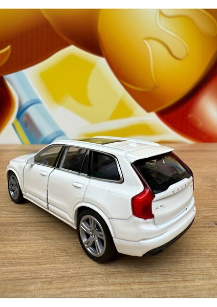 2015 Model Volvo XC90 Diecast Model Araba Çekbırak Açılan Kapılar Welly Diecast Metal Model Araba modelleri